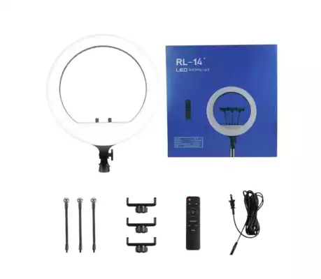 Кольцевая лампа Light Ring RL-14 36 см черный